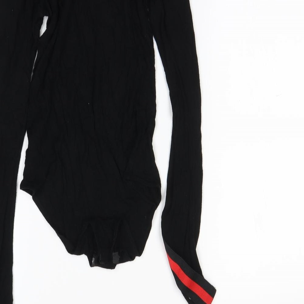 Select Womens Black   Bodysuit One-Piece Size 8