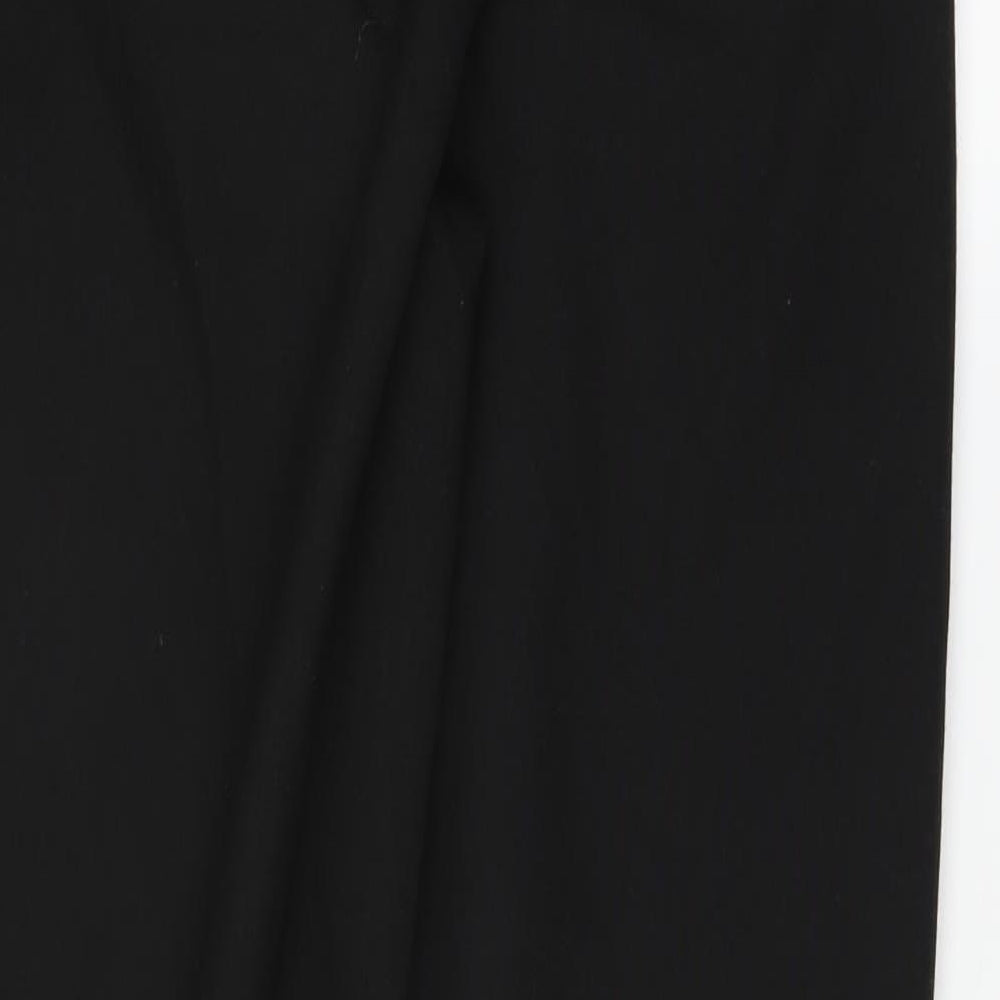 Marks and Spencer Girls Black Chino Trousers Size 14-15 Years