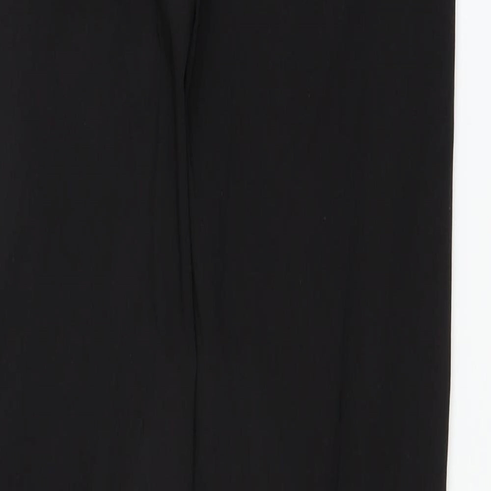 Miss Saigon Womens Black Trousers Size 8 L29 in