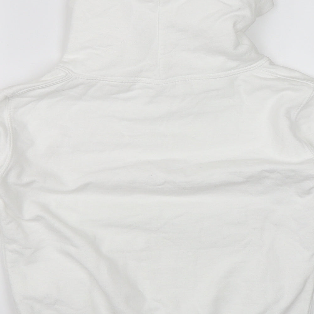 Just Hoods Girls White Pullover Hoodie Size 7-8 Years - Charli D'Amilio