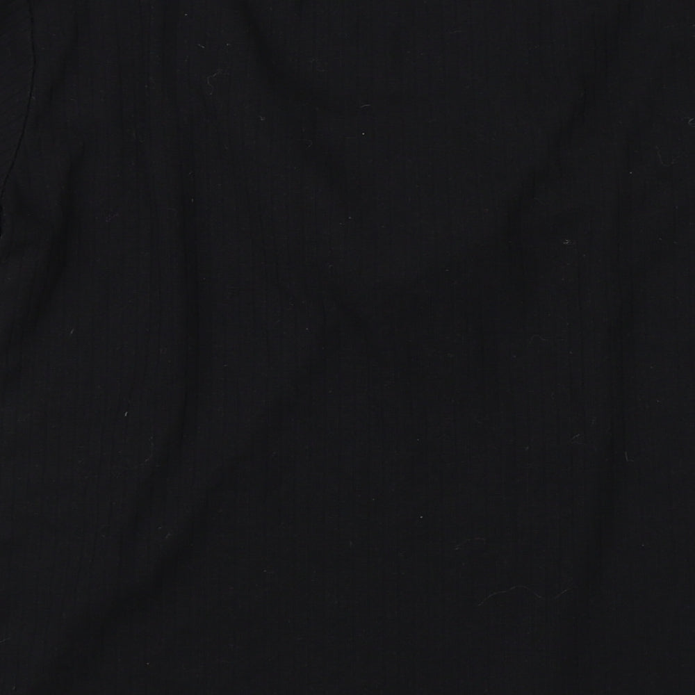 Womens UK Size 6 Select Black Basic T-Shirt