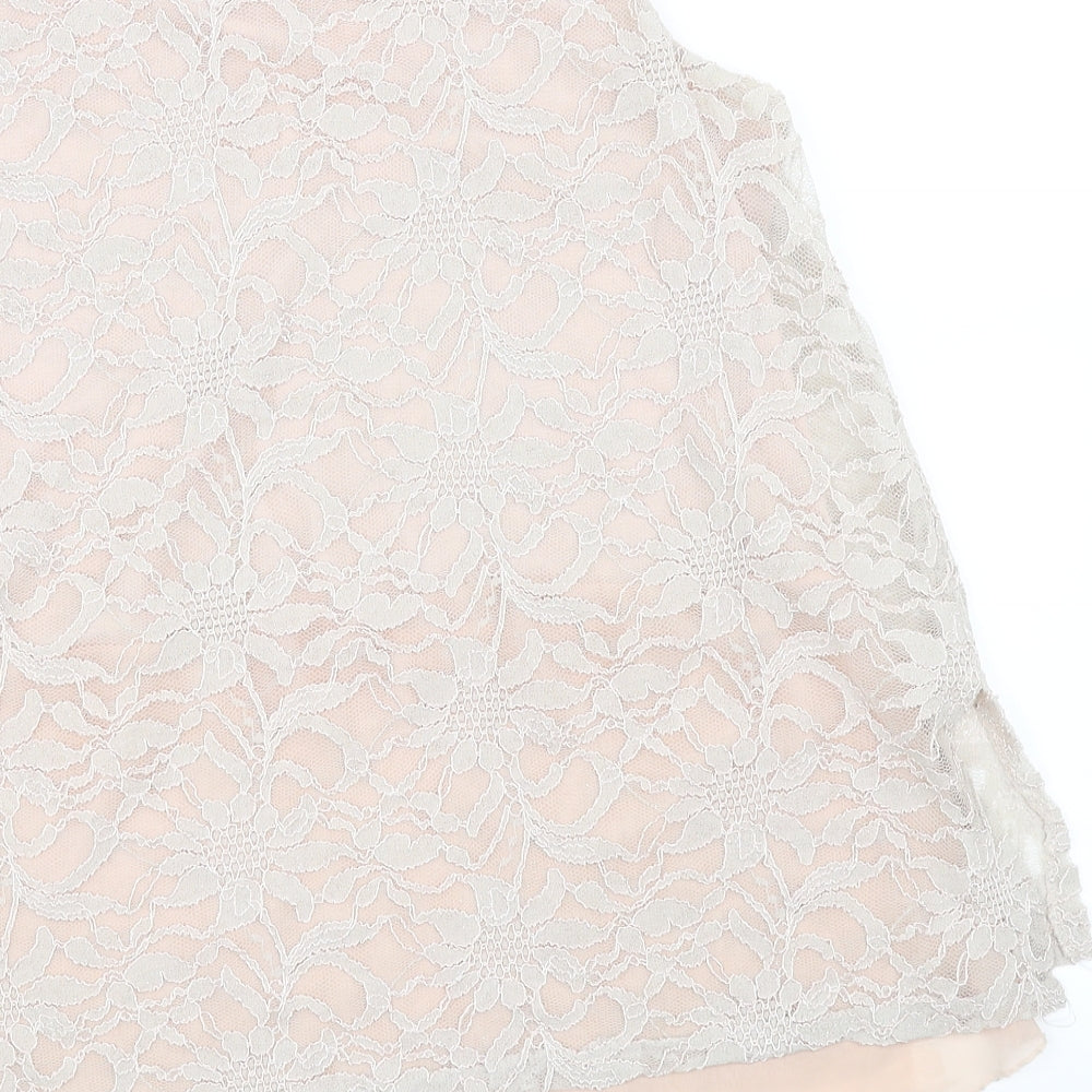 Quiz Womens Pink Floral Basic Blouse Size 16