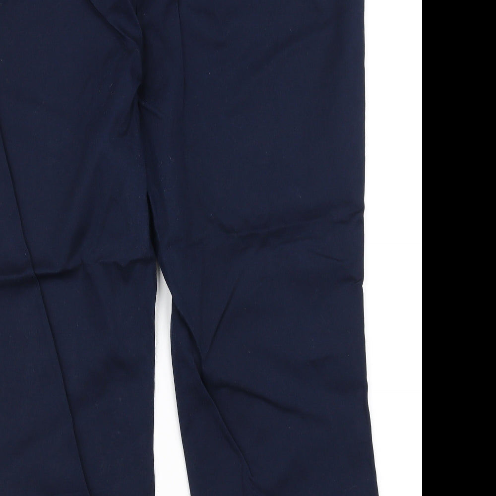Mens UK Size 16 Atmosphere Regular Fit Chino Blue Trousers
