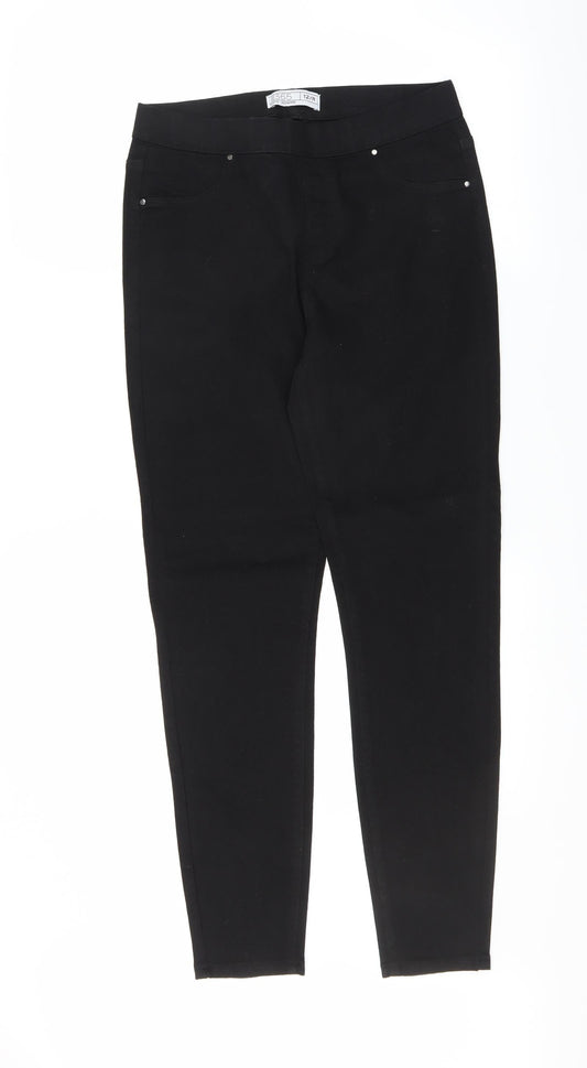 Womens UK Size 12 Denim 365 Extra-Slim Fit Jegging Black Jeans