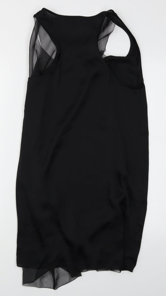 Womens UK Size 8 Topshop Black Camisole Blouse