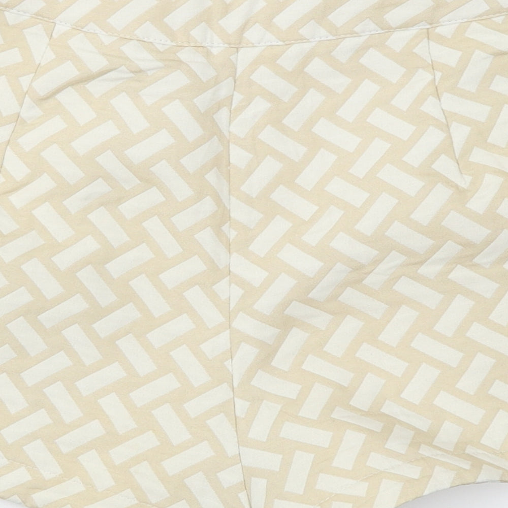 Missguided Womens Beige Hot Pants Shorts Size 8