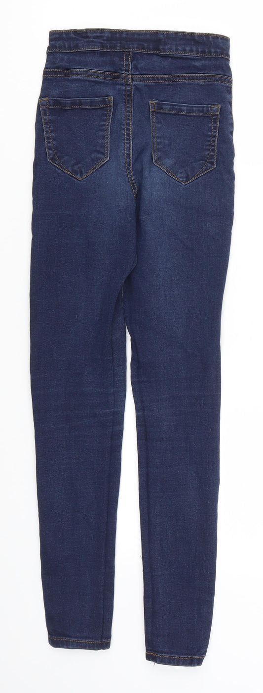 Denim Co Womens Blue Denim Skinny Jeans Size 4 L26 in