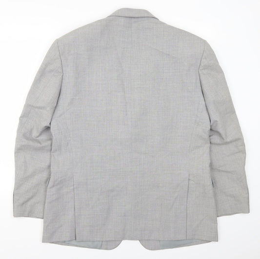 Mens UK Size 42 Greenwoods Regular Grey Suit Jacket