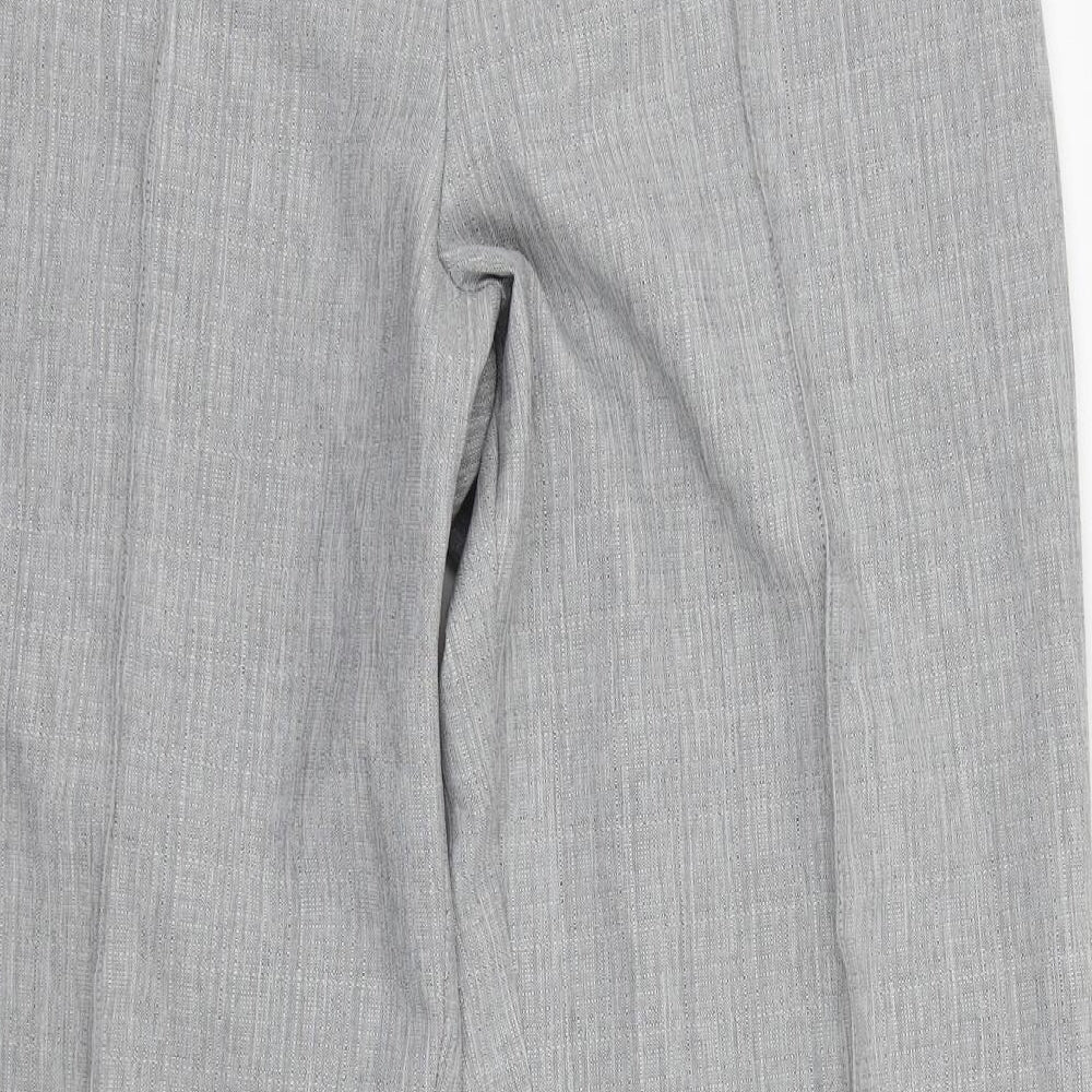 M&S Womens Grey Dress Pants Trousers Size 16