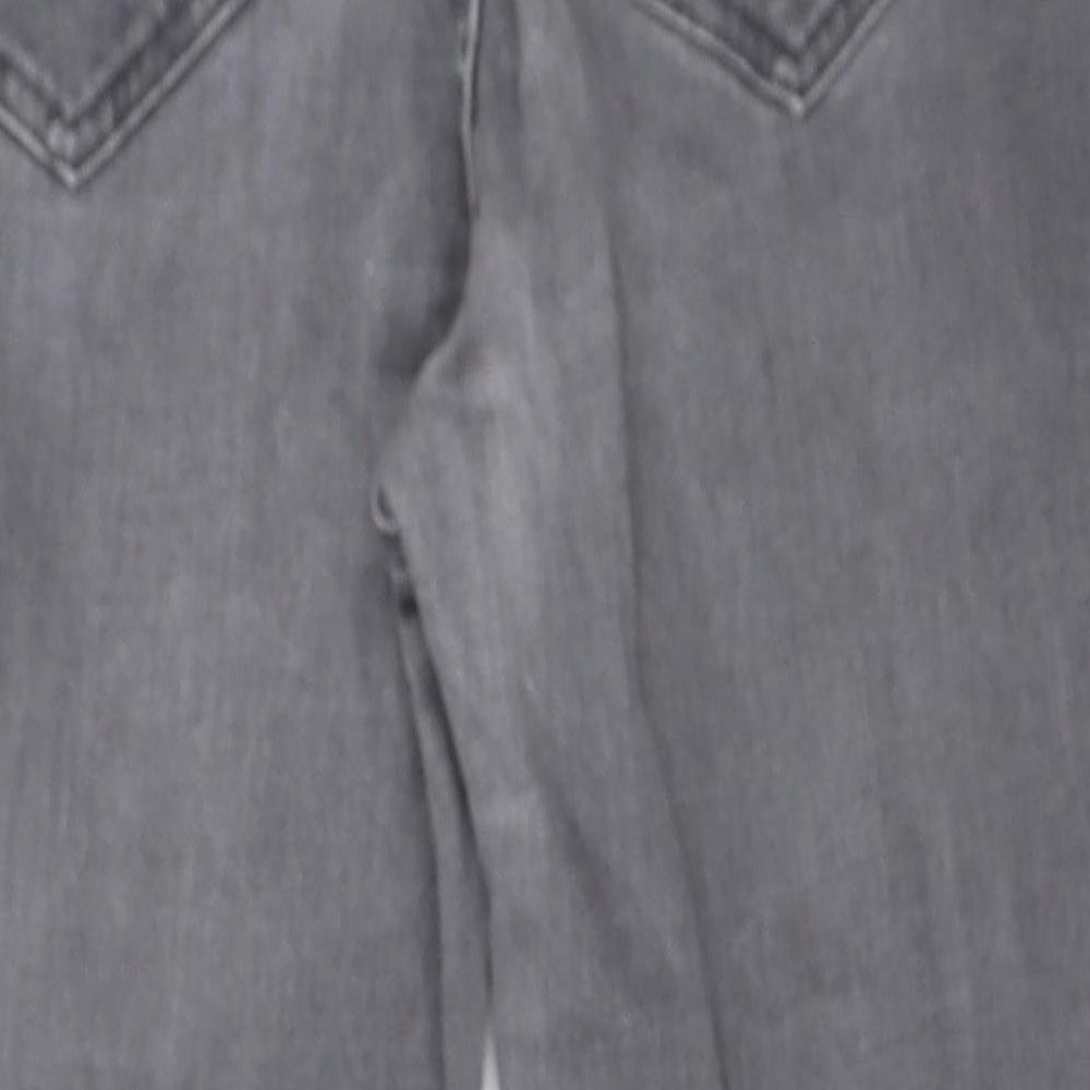 F&F Womens Grey Denim Skinny Jeans Size 12 L22 in