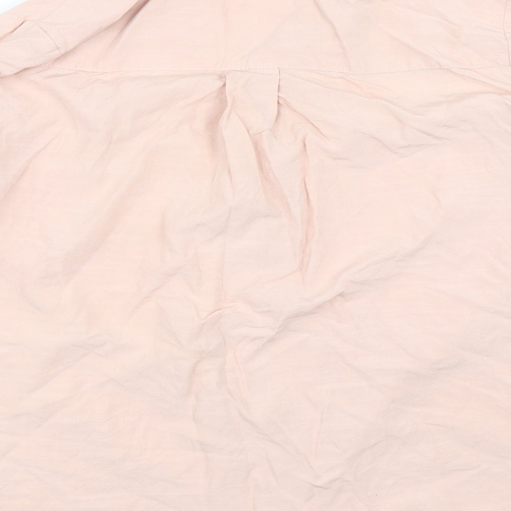 Womens UK Size 8 Dorothy Perkins Pink Basic Button-Up