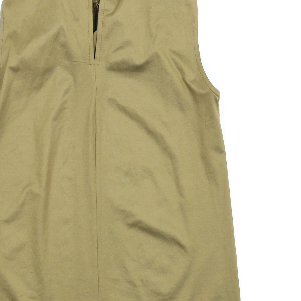 Womens UK Size XS H&M Green Basic Blouse