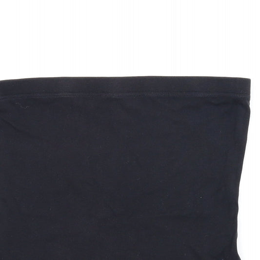 Womens UK Size 14 Papaya Black Cropped Tank