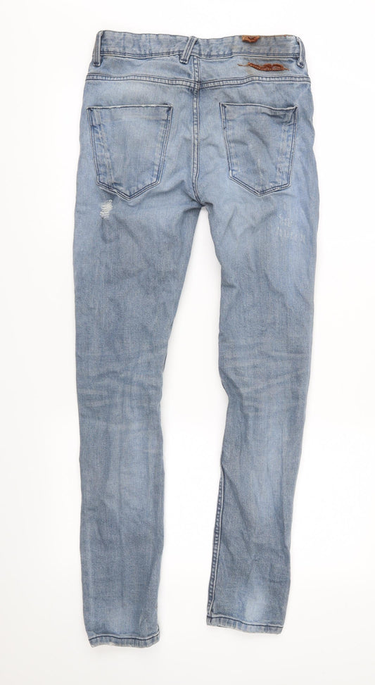 Denim & Co. Mens Blue Denim Skinny Jeans Size 30 in L32 in