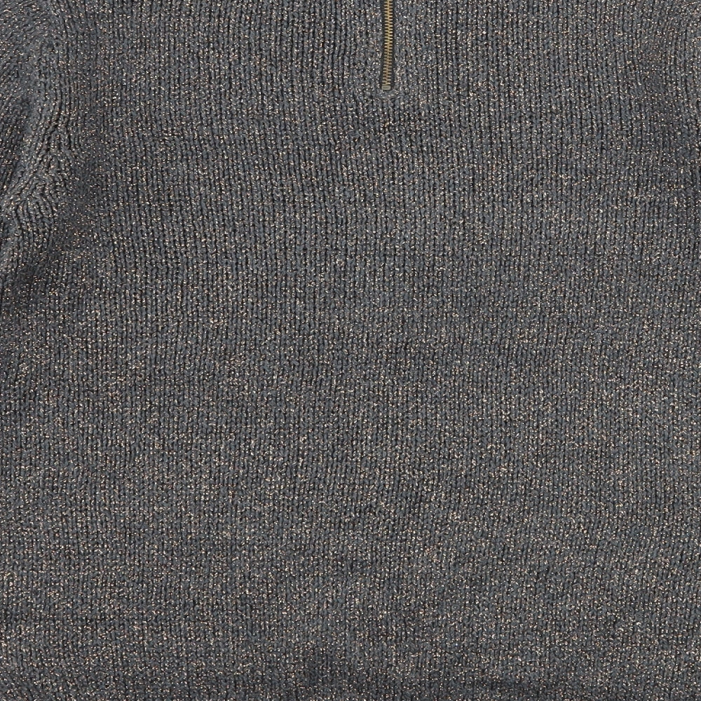 NEXT Girls Grey Knit Pullover Jumper Size 12 Years