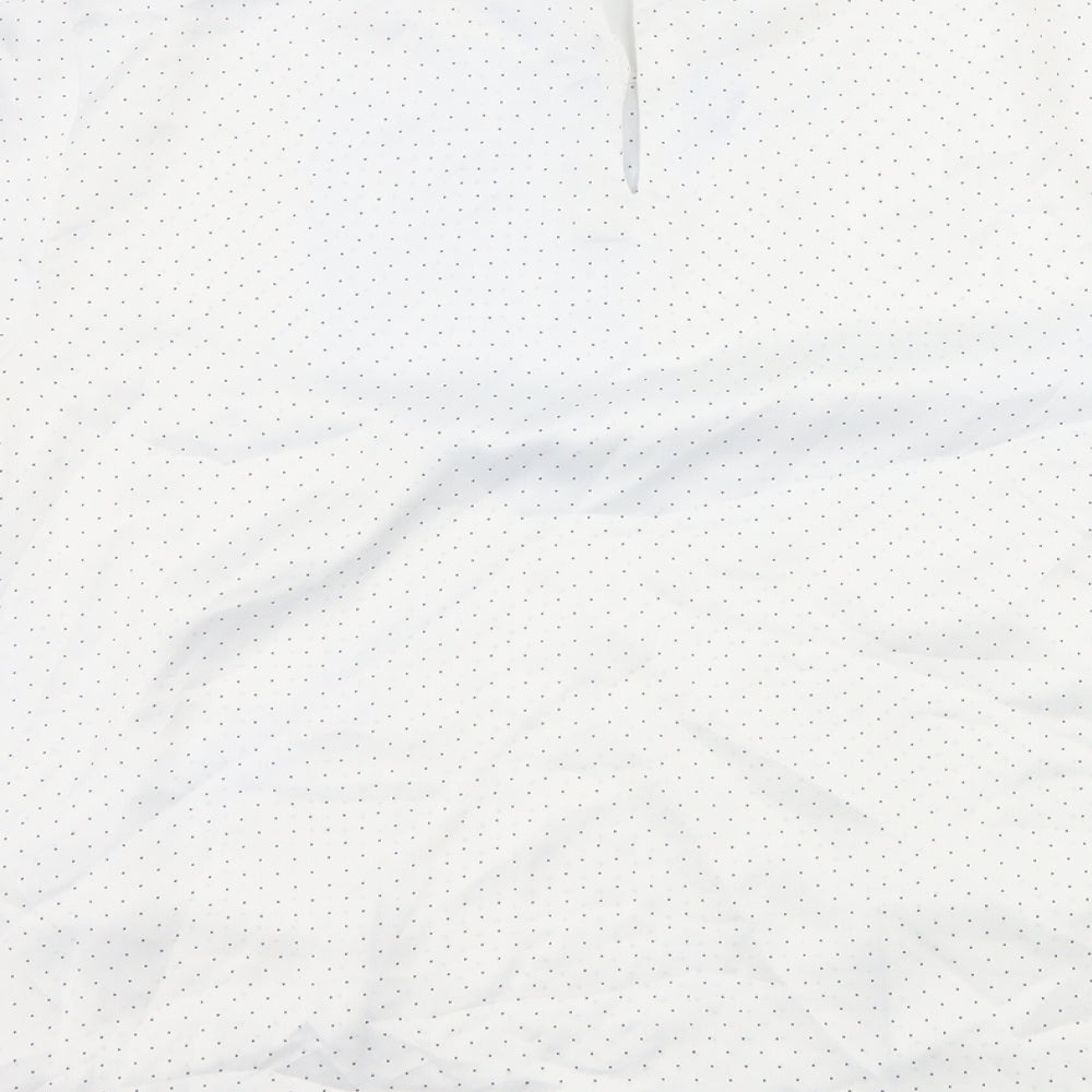 Womens UK Size L Mango White Basic Blouse