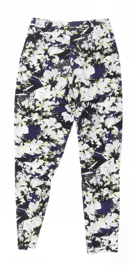 Womens UK Size 10 ASOS Regular Fit Multicoloured Trousers