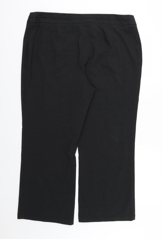Womens UK Size 40 in Marks and Spencer Regular Fit Grey Trousers
