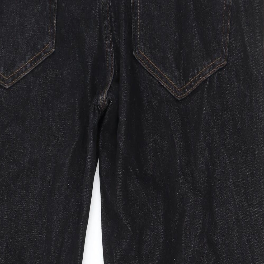 Womens UK Size 36 in Preworn Regular Fit Straight Black Jeans