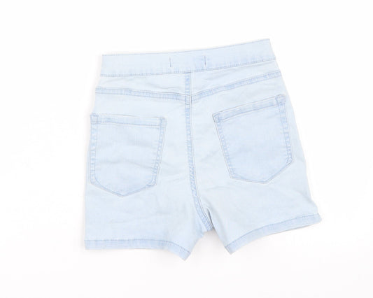 Denim & Co. Womens Blue Bermuda Shorts Size 4