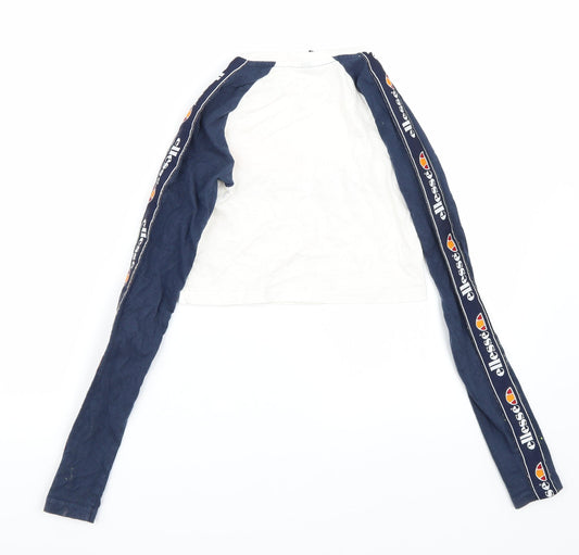 ellesse Womens White Basic T-Shirt Size 4