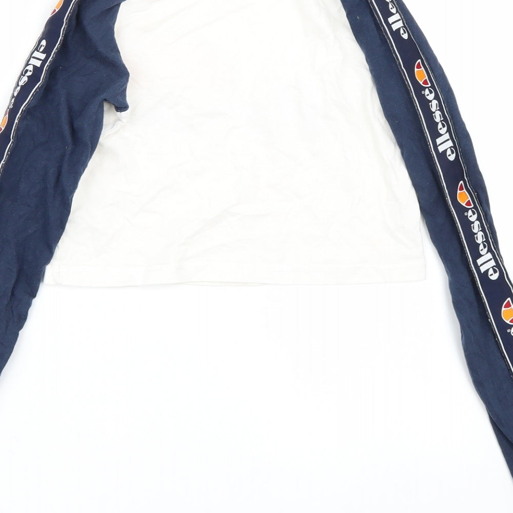 ellesse Womens White Basic T-Shirt Size 4