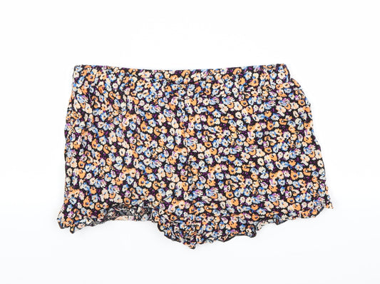 Atmosphere Womens Multicoloured Floral  Hot Pants Shorts Size 8