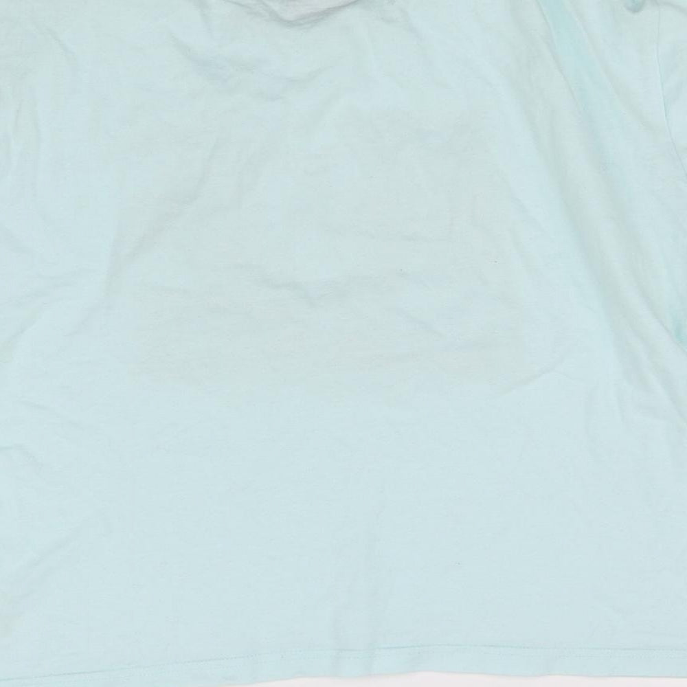 Womens UK Size L friends Blue Basic T-Shirt