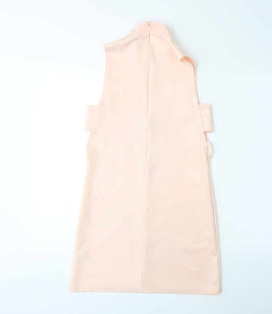 Boohoo Womens Pink A-Line Size 8