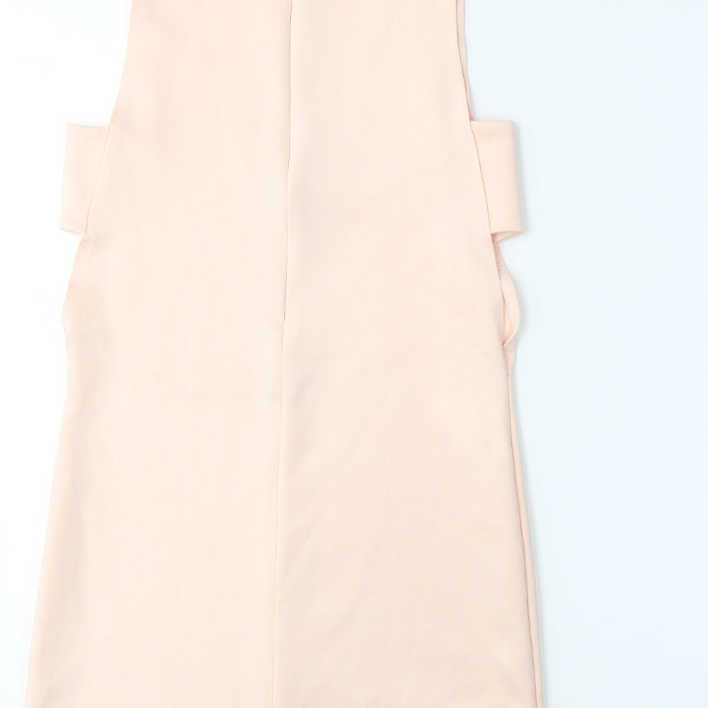 Boohoo Womens Pink A-Line Size 8