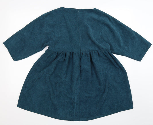 Missguided Womens Blue Fit & Flare Size 6