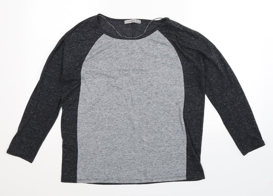 Atmosphere Womens Grey Basic T-Shirt Size 8