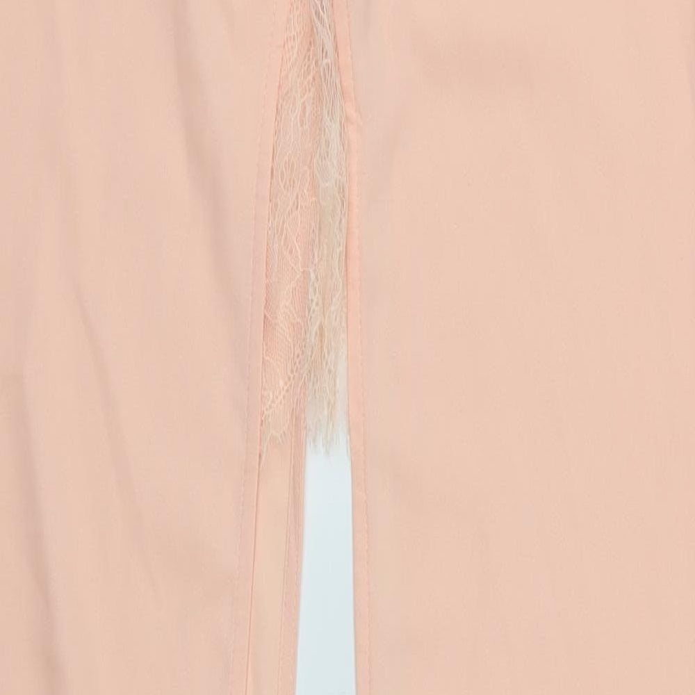 Missguided Womens Pink Dress Pants Trousers Size 10 L36 in - open legged