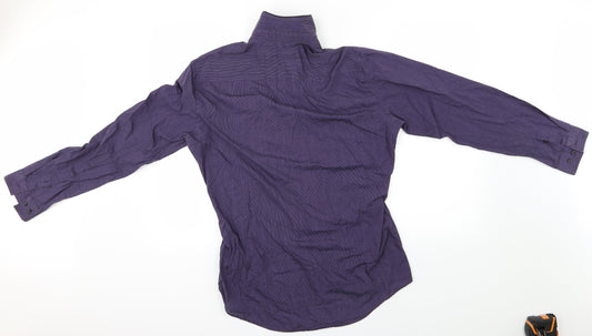 NEXT Mens Blue Button-Up Size 16