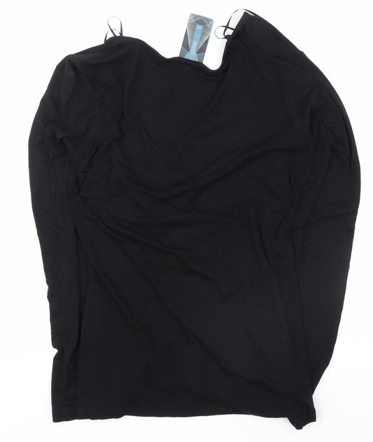 Womens UK Size 12 NEXT Black Basic Blouse