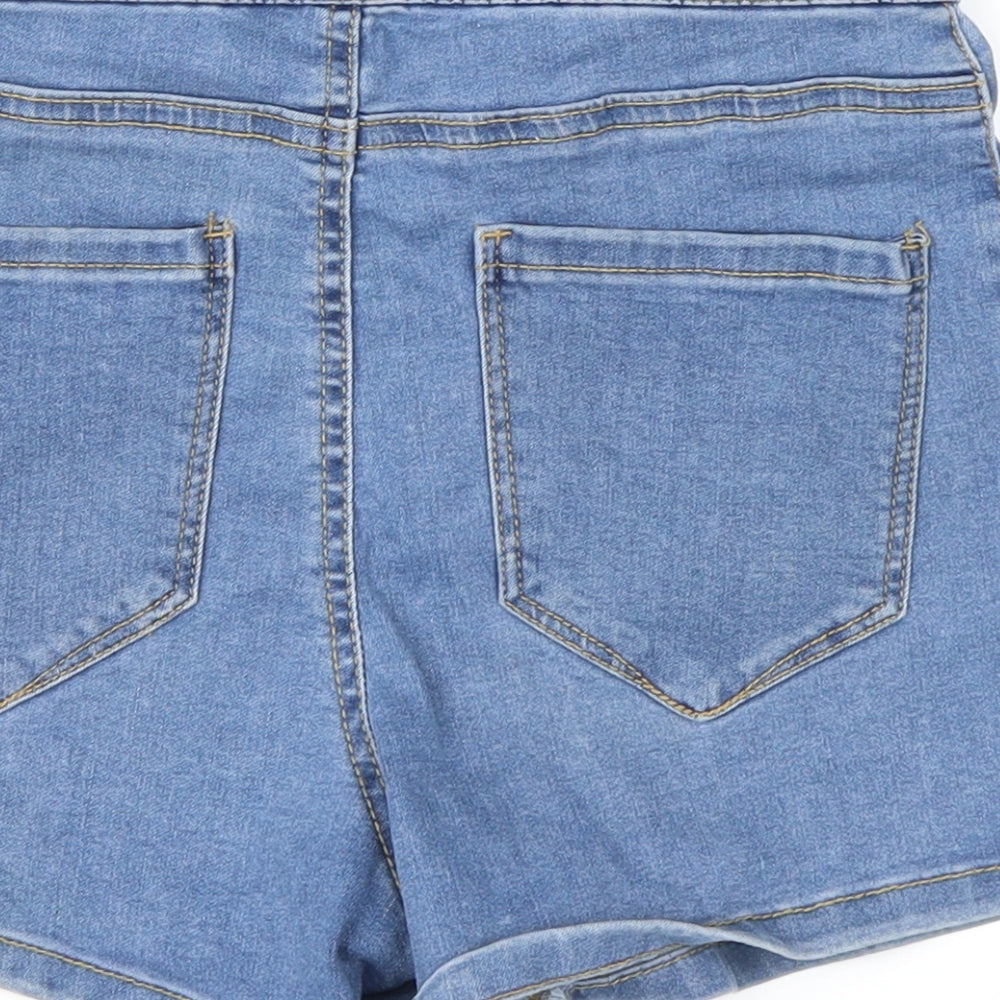 denim co Womens Blue Denim Hot Pants Shorts Size 8
