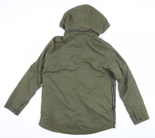 FOREVER 21 Womens Green Trench Coat Coat Size S