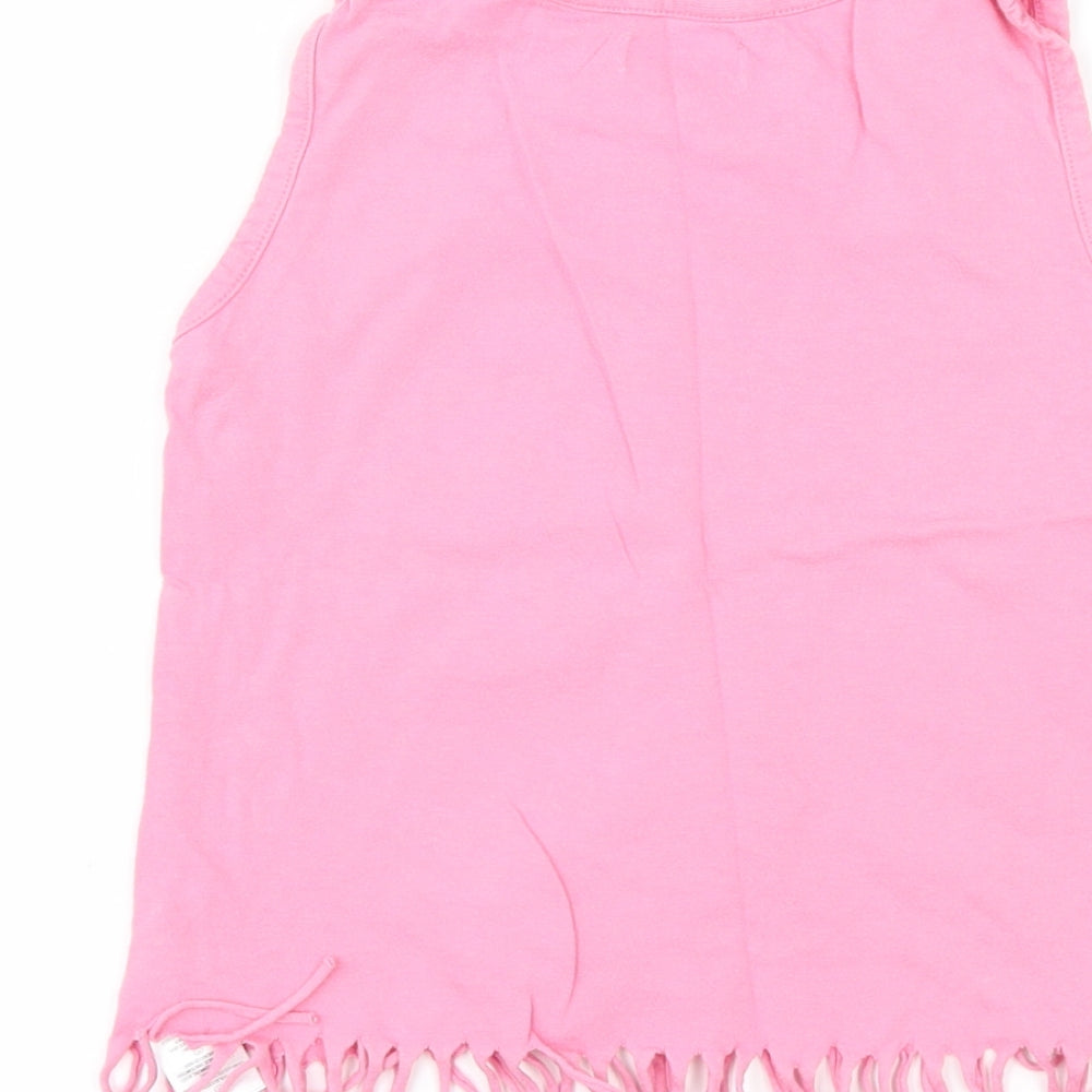Ladybird Girls Pink Basic Tank Size 6-7 Years - i love icecream