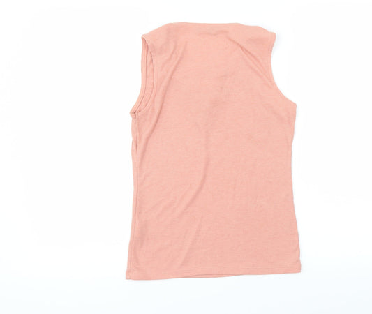 Womens UK Size 6 Atmosphere Pink Basic Tank