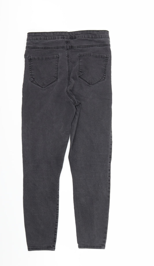 denim co Womens Grey Denim Skinny Jeans Size 12 L28 in