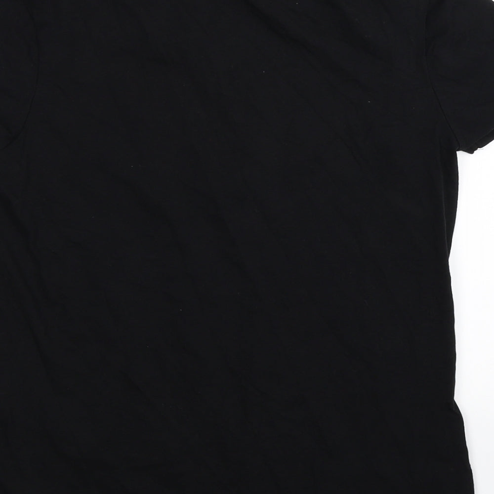 Primark Womens Black Basic T-Shirt Size 14 - bridge squad