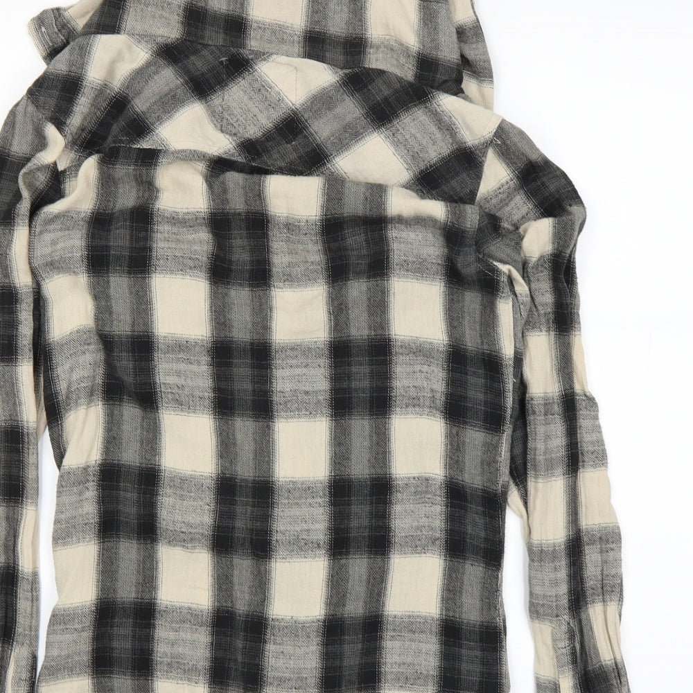 Blackstone Mens Black Button-Up Size S