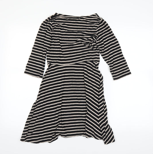 Atmosphere Womens Black A-Line Size 10