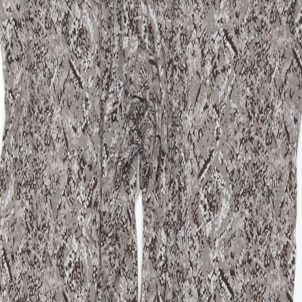 F&F Womens Brown Trousers Size 14 L24 in