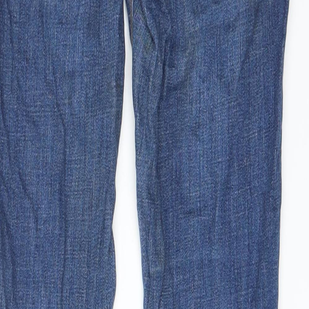 Zara Womens Blue Skinny Jeans Size 6 L28 in