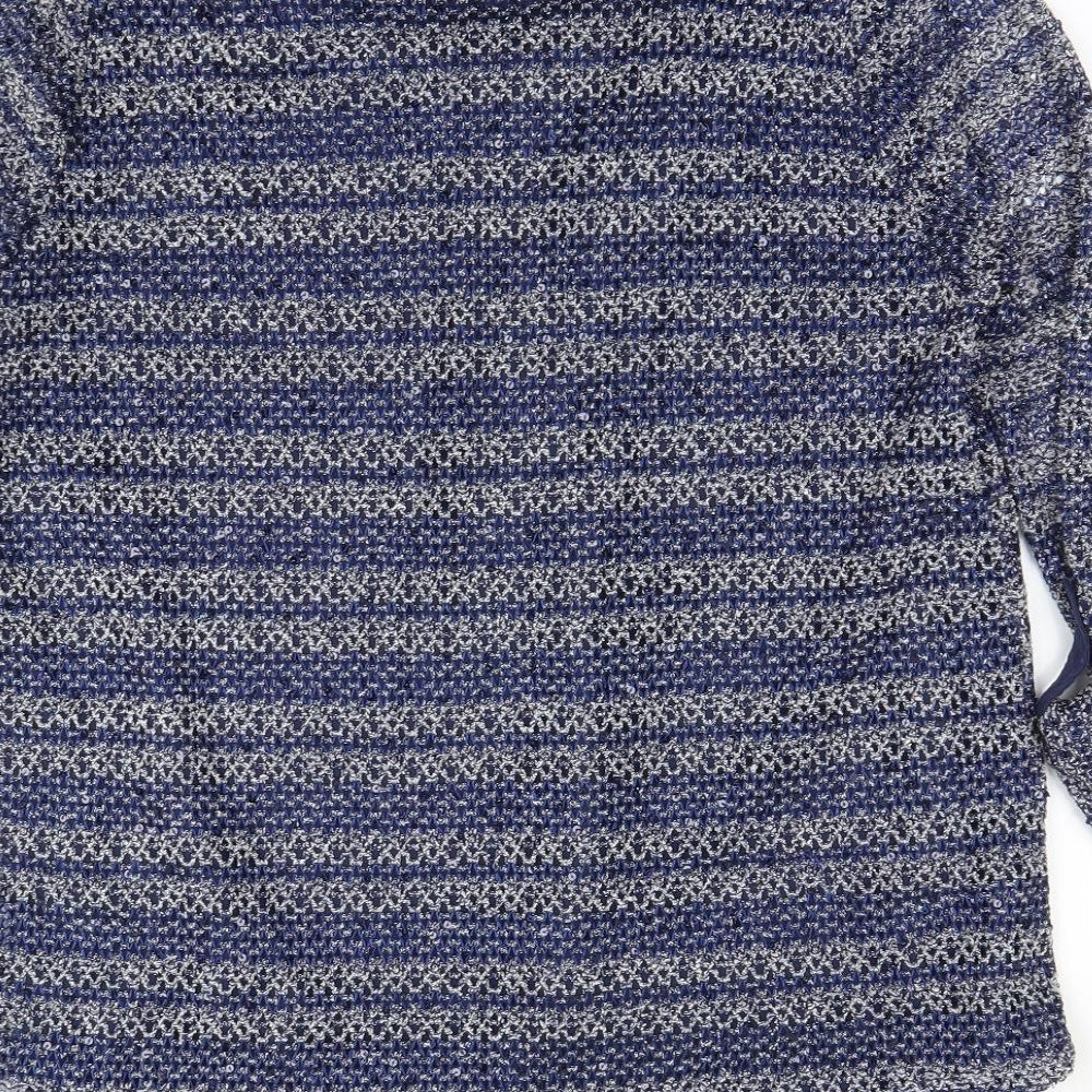 Womens UK Size 14 Bonmarché Blue Basic Blouse