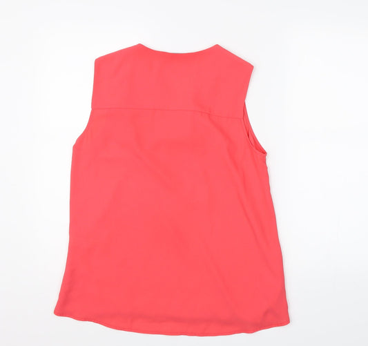Womens UK Size 12 George Pink Basic Tank