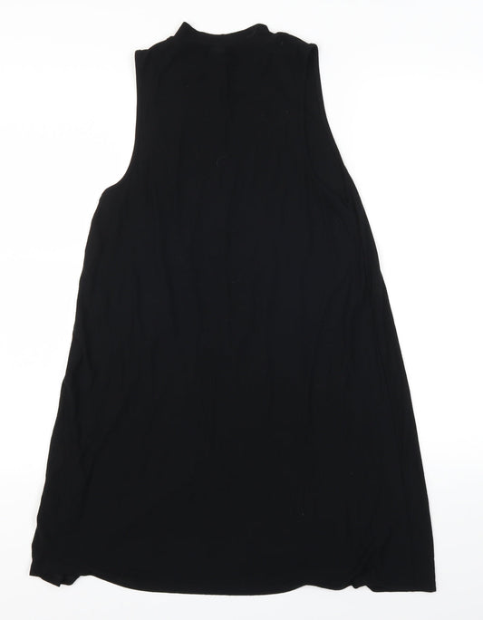 Topshop Womens Black Mini Size 10