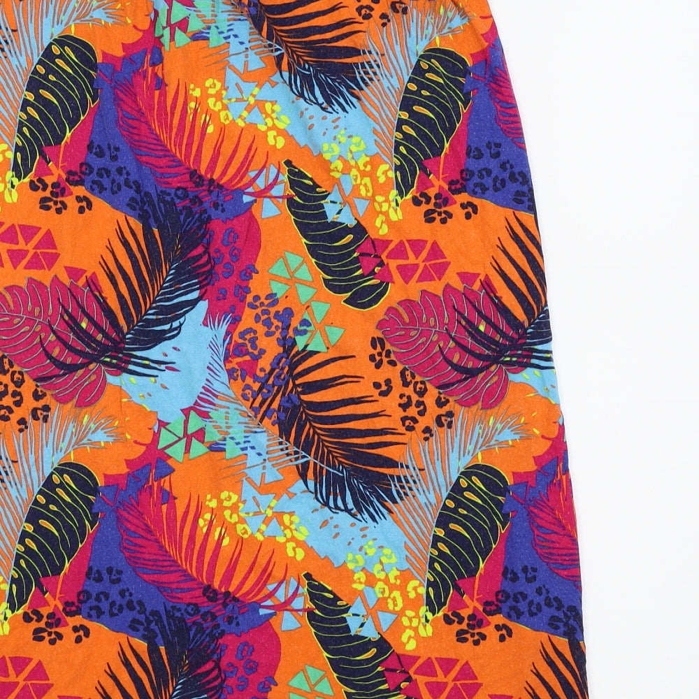 Brand and care label for Asda George women’s multicoloured floral fit & flare, size XS