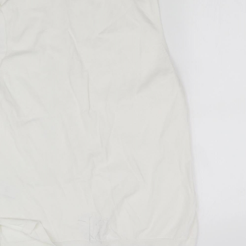 Womens UK Size M pre worn White Basic Blouse